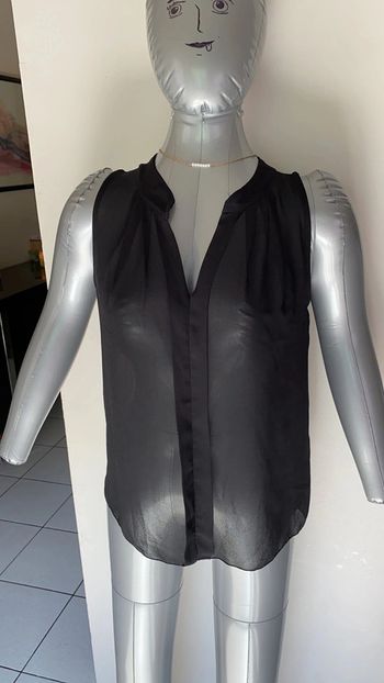 Chemise sans manches noire