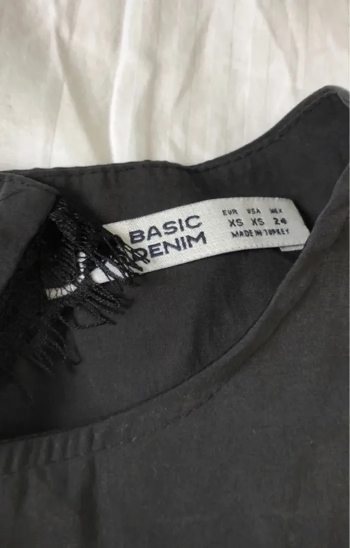 Haut zara noire neuf XS - photo numéro 3