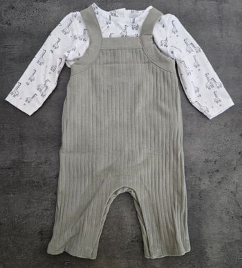 Ensemble salopette body Kiabi
