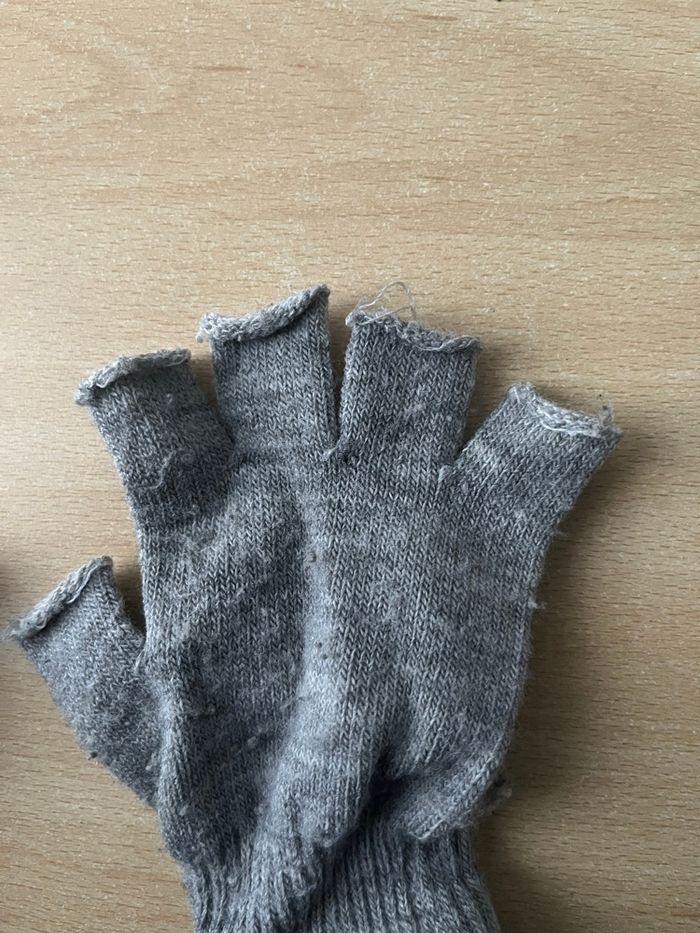 Lot de 3 mitaines - Taille Unique Enfant 13ans - Noir, Gris - photo numéro 4