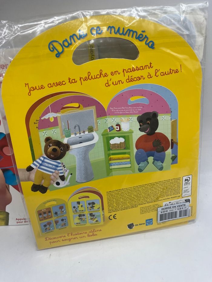 Lot de 2 coffrets les grandes histoires de Petit Ours brun sonore et sa peluche Neuf - photo numéro 3