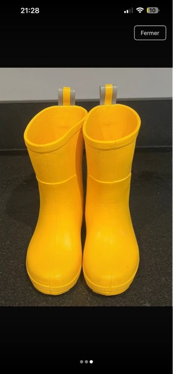 Bottes de pluie isotoner