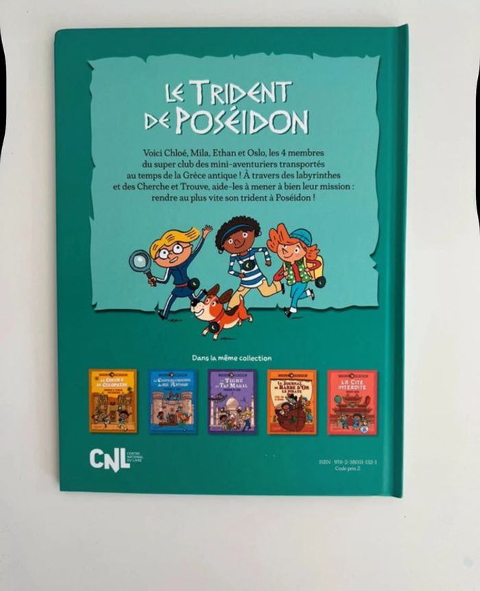 📚 Livre neuf – Le Trident de Poséidon – Cherche et Trouve / Labyrinthe📚 - photo numéro 2