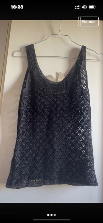 Débardeur crochet femme