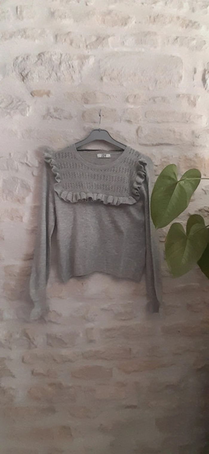 Pull doux gris XS
