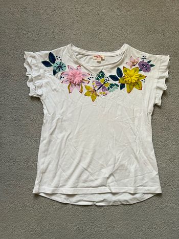 Magnifique t-shirt manches courtes DPAM fille 8 ans