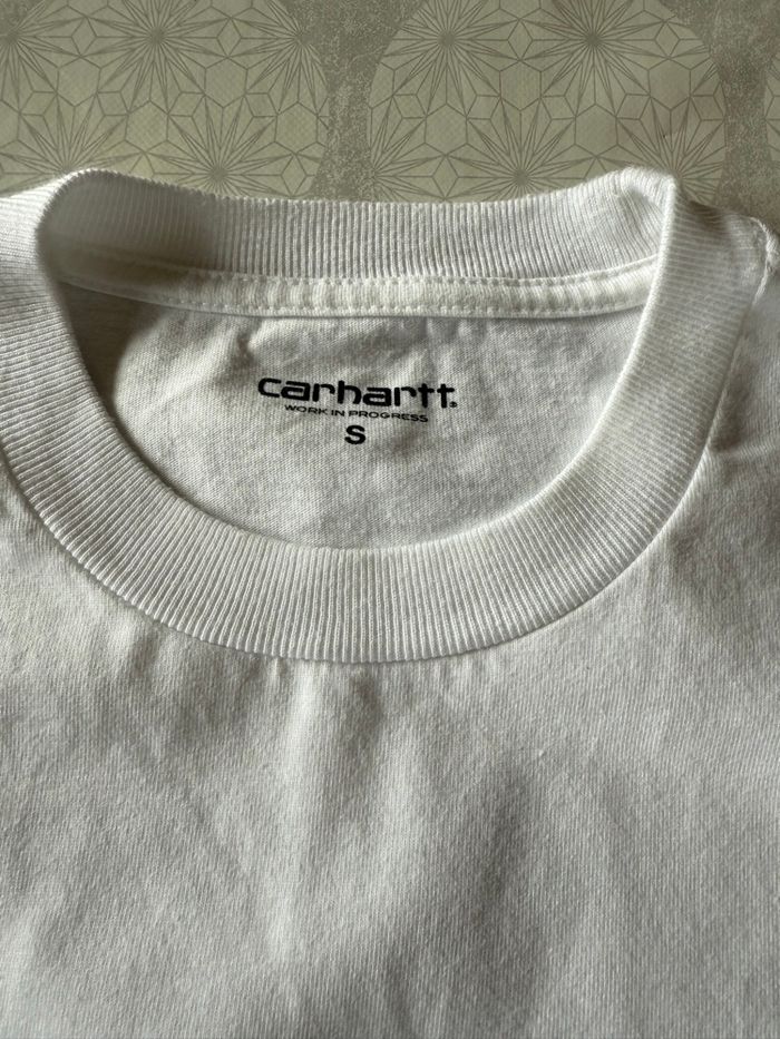 T-shirt Carhartt / Blanc / Wavy / S - photo numéro 4