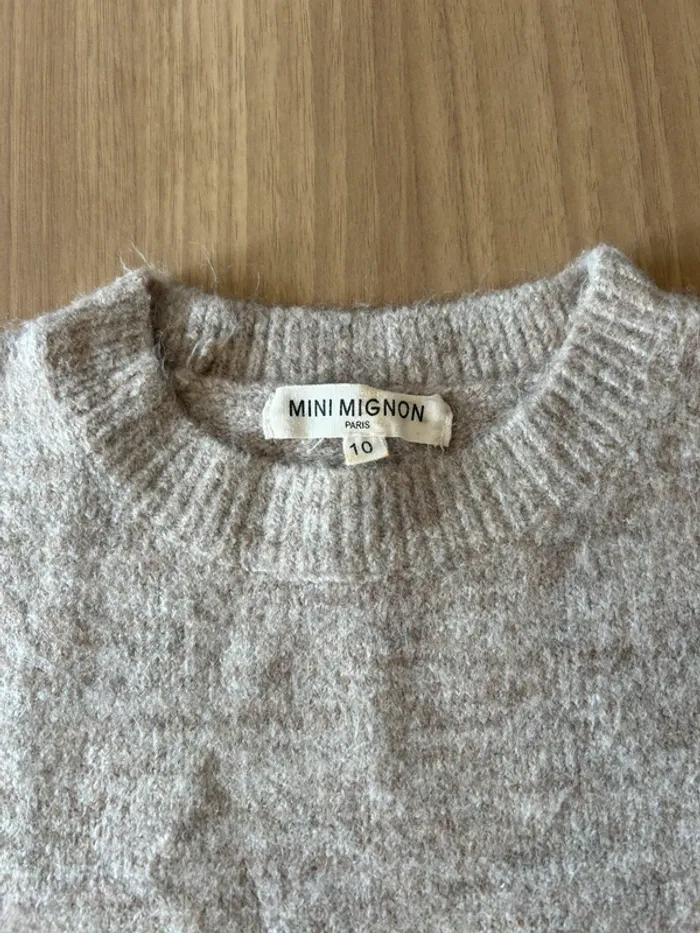 Pull mini mignon Paris 10 ans - photo numéro 5