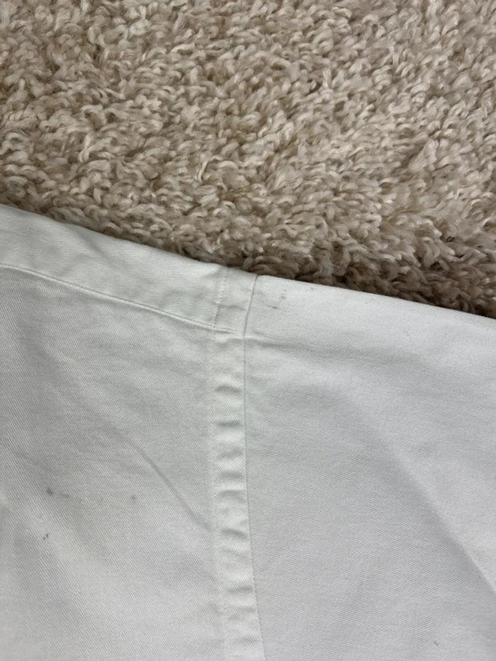 Chemise Ralph Lauren blanc taille XL made in usa logo brodé noir style old money - photo numéro 9