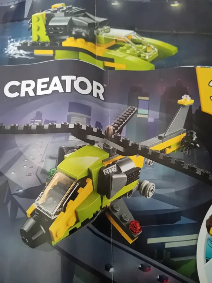 Lego créator 3en1 complet avec ses 3 notices - photo numéro 6