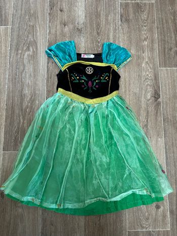 Robe déguisement Anna, la reine des neiges 3-5 ans