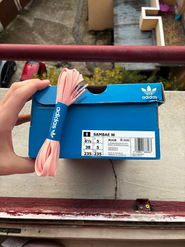 Adidas Samba Clear Pink/Night Indigo/Gum - Taille 38 - Neuves - photo numéro 6