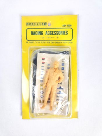 Figurine Pilote / Membre d'Équipe Course Auto - Échelle 1/24 - Japon - Accessoire Modélisme