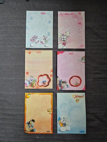 Lot feuilles diddl 4