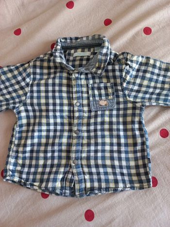 Chemise à carreaux 23 mois Obaibi