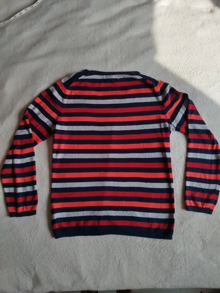 Pull vintage rayé Tommy Hilfiger taille M - photo numéro 7