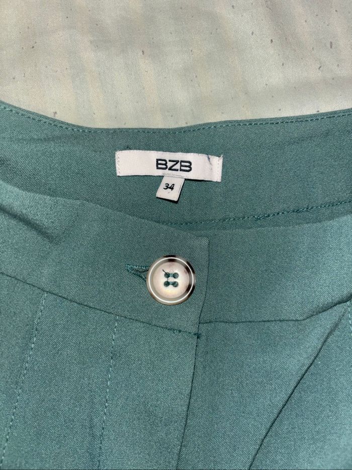 Pantalon habillé, bleu canard - photo numéro 2