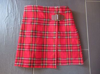 Jupe écossaise style kilt fille 8 ans