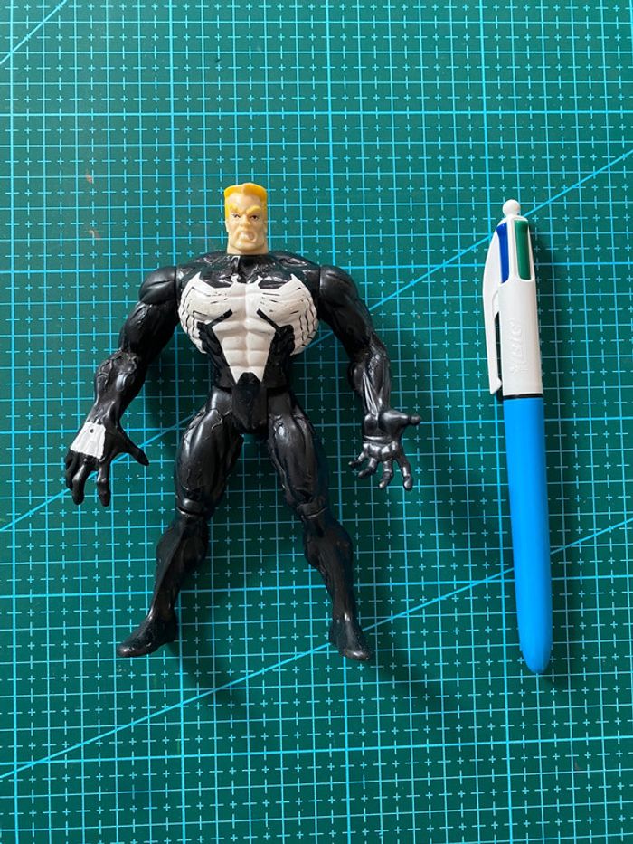 Figurine Spiderman the animated series - Venom 2 Eddie Brock - Toy Biz 1995 90s toys