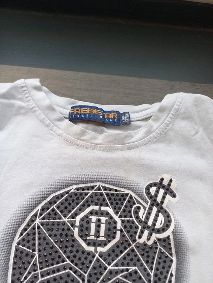 Tee-shirt "imprimé tête de mort" garçon - photo numéro 2