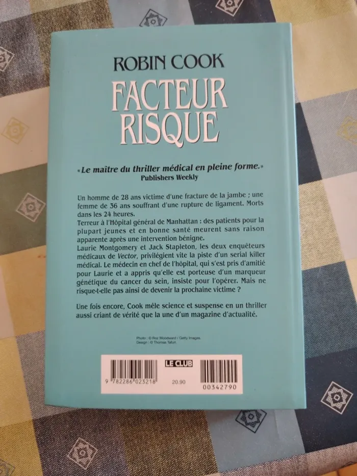 Livre Facteur risque - photo numéro 2