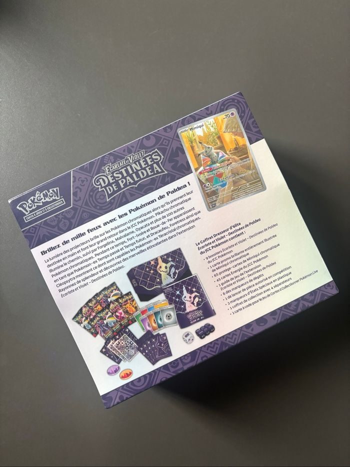 ETB Pokémon Destinées de Paldea NEUF - photo numéro 3