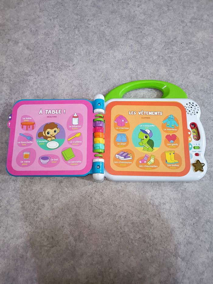 Imagier électronique bilingue mes 100 premiers mots VTech - photo numéro 4