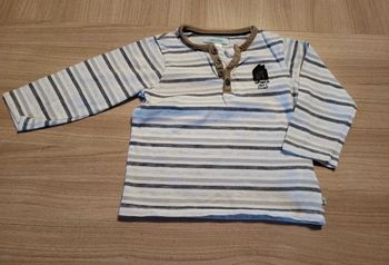 Maillot manche longue taille 18 mois (80 cm)