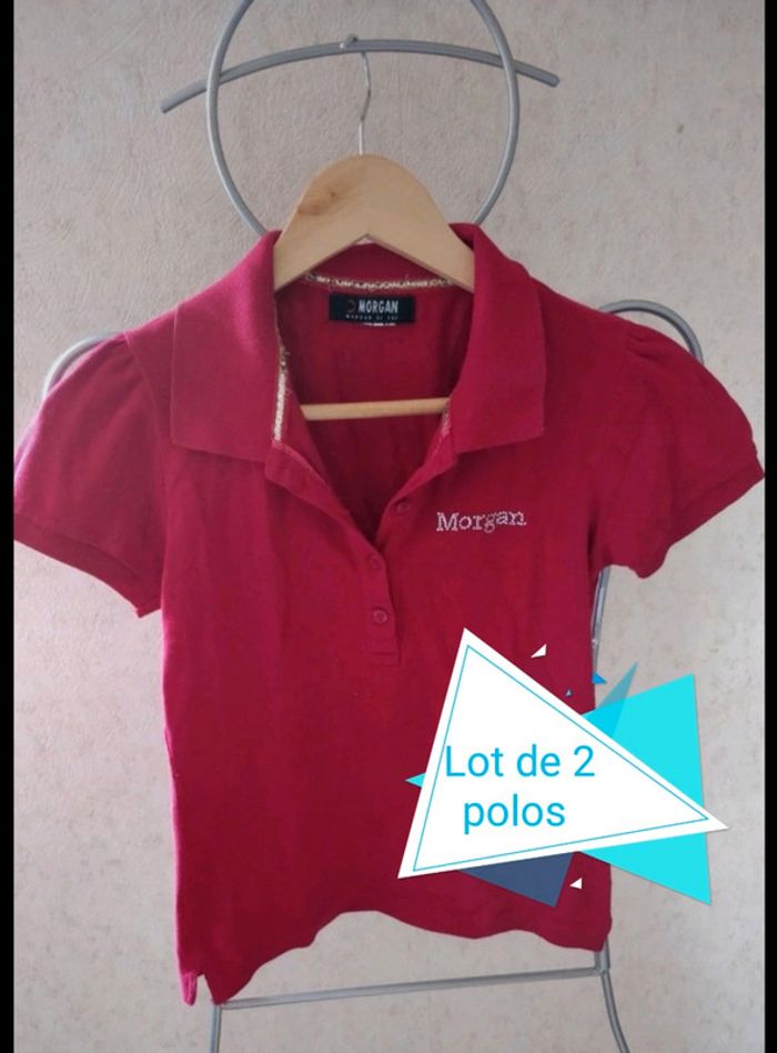 Lot de 2 polos Morgan Taille S