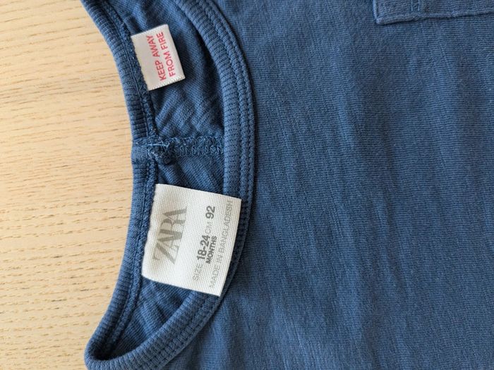 T-shirt Zara 18-24 mois 92 cm - photo numéro 3