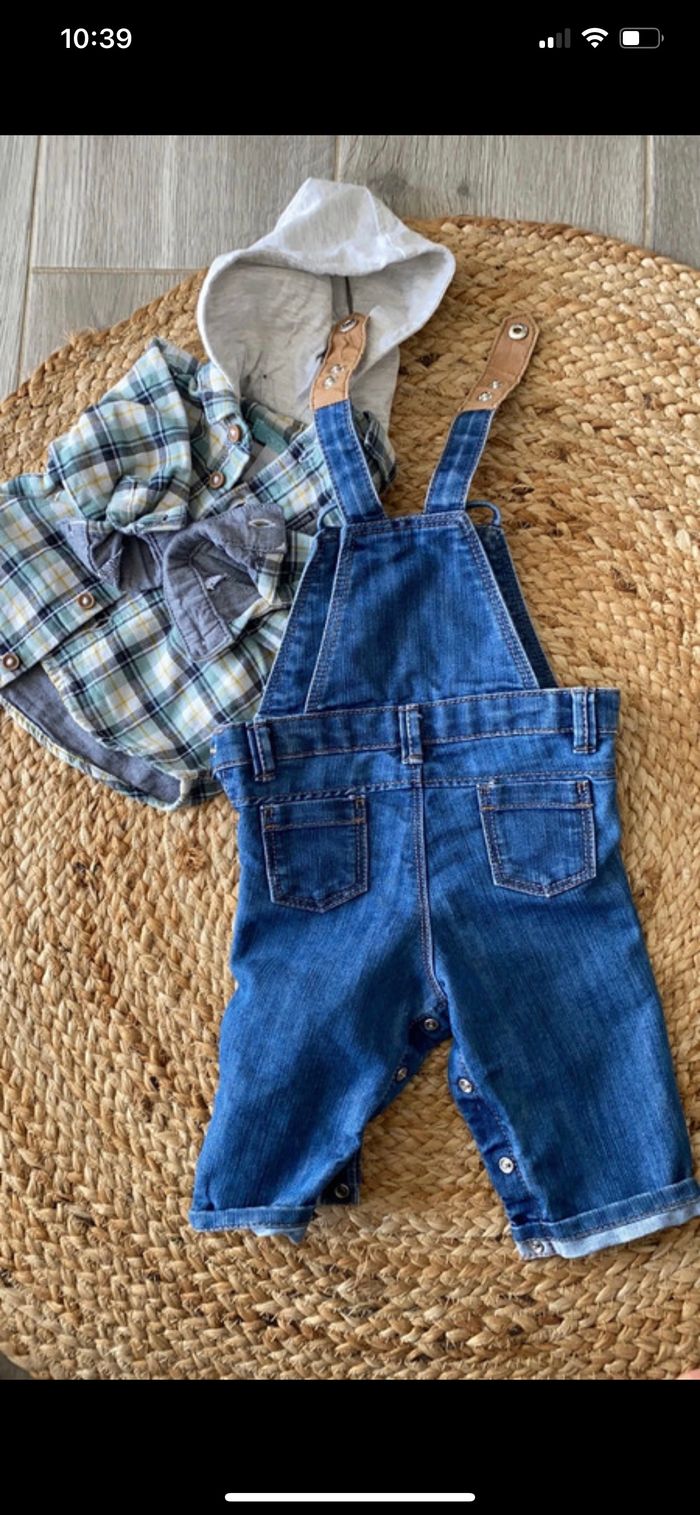 Salopette et chemise obaidi - photo numéro 4