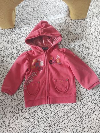 Veste à capuche bébé fille Creeks 18 mois