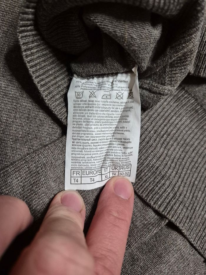 Pull camaïeu taupe T42 - photo numéro 4