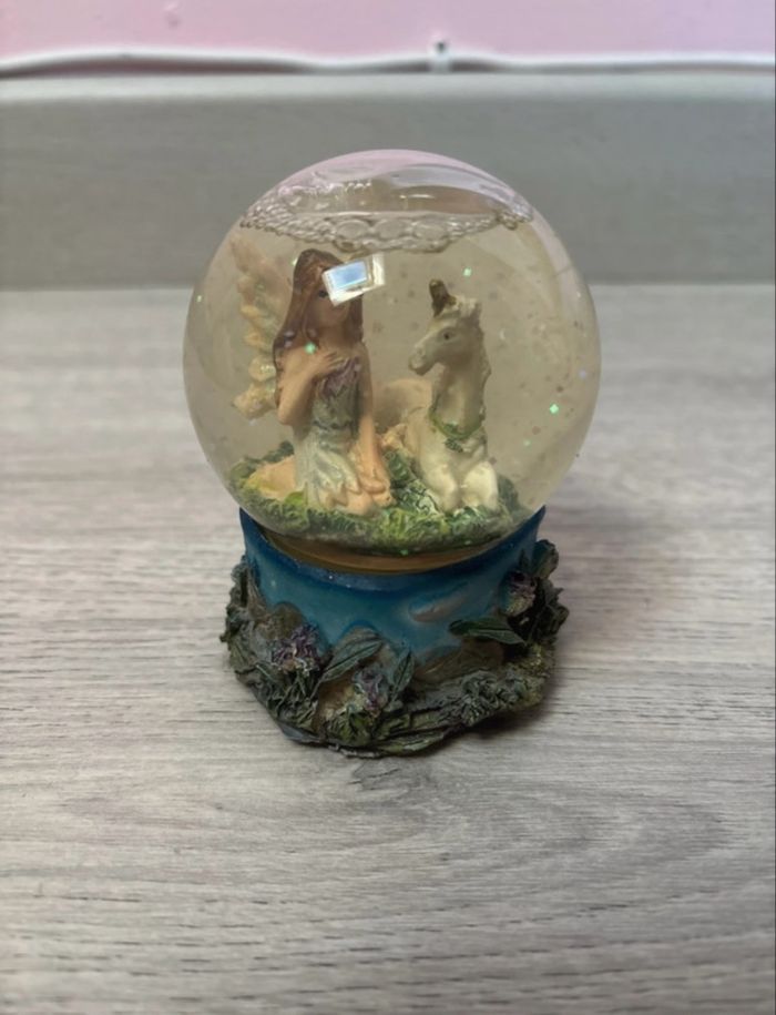 Boule de neige fée et licorne - photo numéro 2