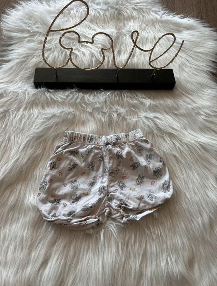 Très beau short blanc minnie et daisy 🥰 Disney taille 18 mois