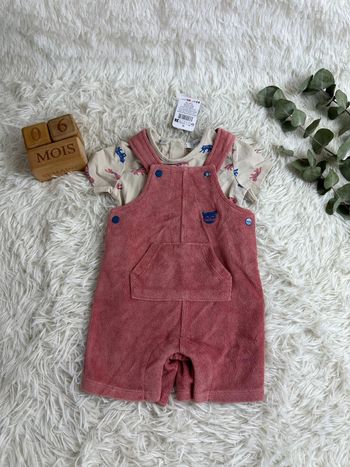 Combishort éponge et t-shirt Marese taille 6 mois