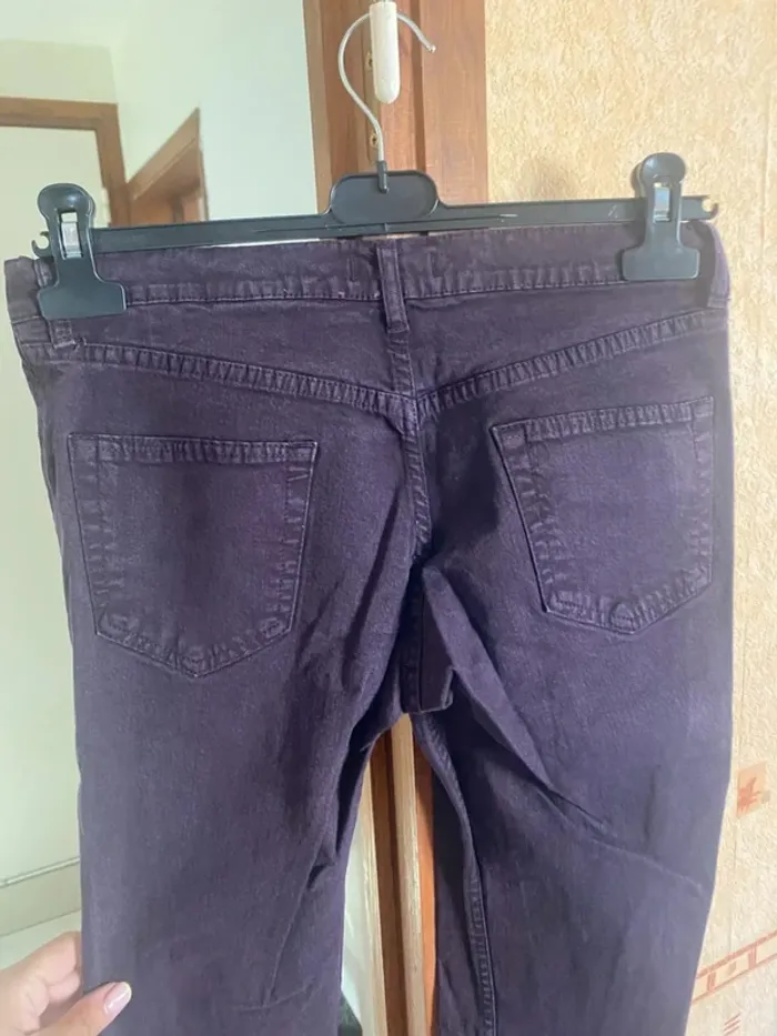 💜 Pantalon slim violet Jon Kafé – Élégance et originalité 💜 - photo numéro 6