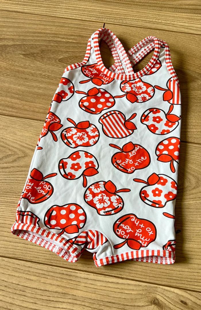 Maillot de bain fille motif pommes - Orchestra - photo numéro 2