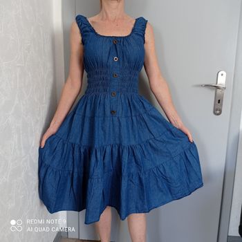 Robe en jeans t38/40