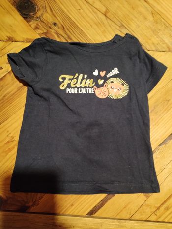 T shirt fille 18 mois