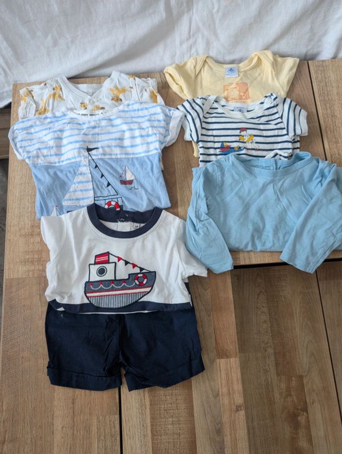 Lot vêtements bébé été