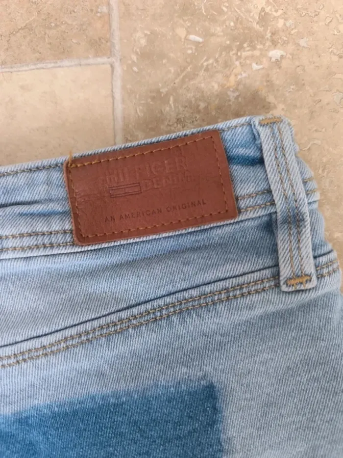 Mini short Femme en Jean Tommy Hilfiger Taille FR40 - photo numéro 11