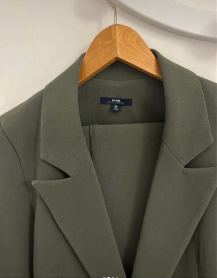 Tailleur pantalon femme Kaki 36 Kiabi - photo numéro 6