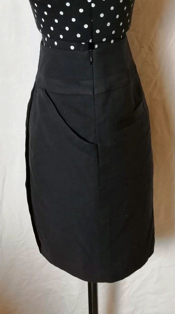 Mini-jupe noire plissée taille 34 Comptoir des cotonniers - photo numéro 5