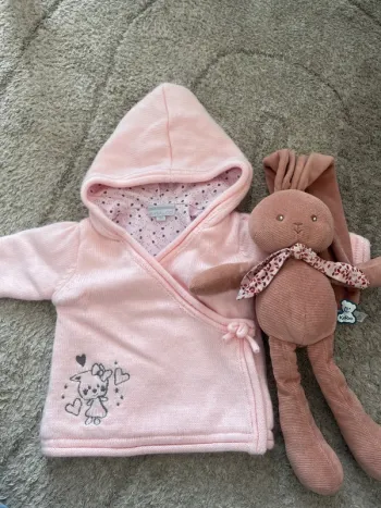 Gilet chaud 3 mois fille