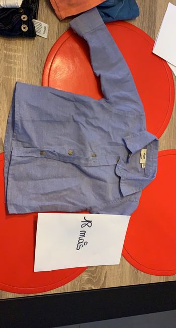 Chemise manches longues