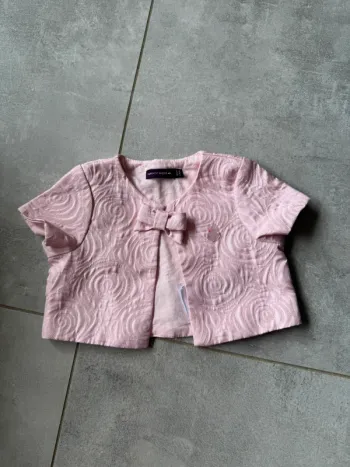 Veste manche courte bébé fille