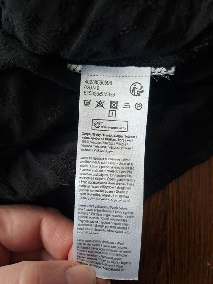 Beau chemisier original noir - photo numéro 7