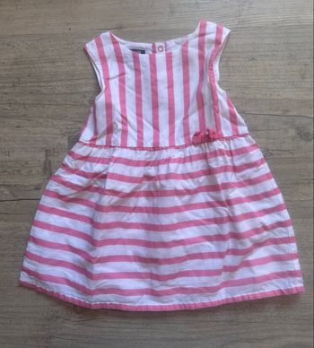 Robe rayée 12 mois