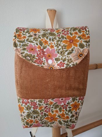 Sac à dos fleurs